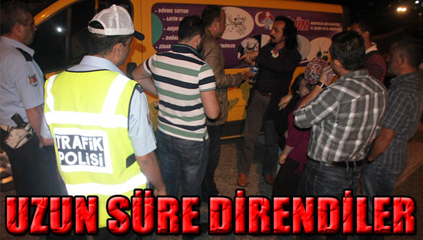 MUAYENESİ BİTEN ARAÇLARINI BAĞLATTIRMAK İSTEMEYEN KARI KOCAYA GÖZALTI