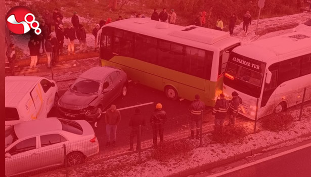 Buzlanma kazayı getirdi…….