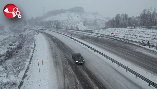 Yüksek kesimlerinde kar yağışı!....