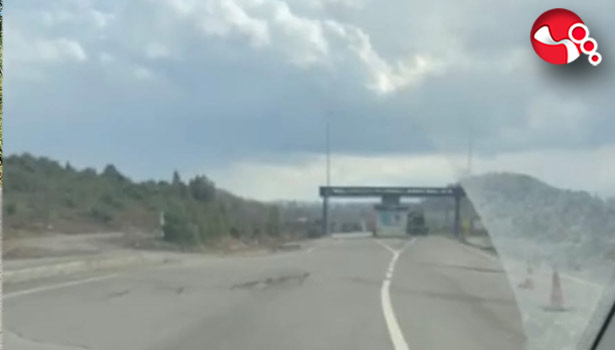 OSB yolunda göçük!....