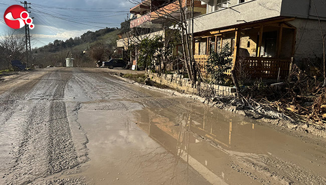 Kıyıcak Mahallesi Kavaklı Sokak'ta çamur isyanı!....
