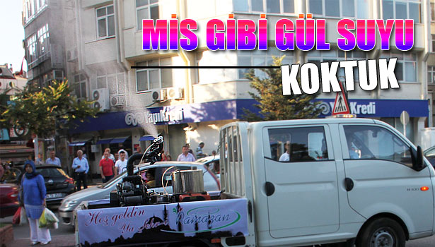 EREĞLİ, GÜLSUYU İLE YIKANDI