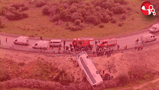 Otobüs Kazası: Ölü ve yaralılar var....