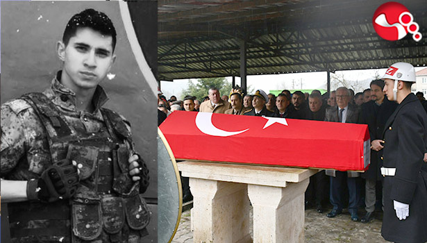 Astsubay Mert Necati Günay dualarla uğurlandı.