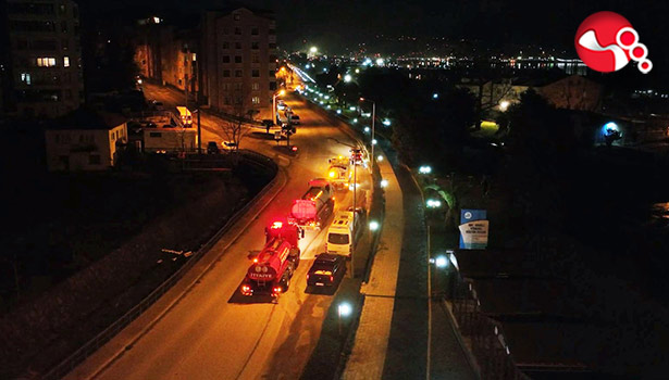 Her gece temizleniyor....