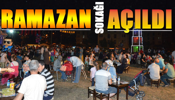 DÜZCE'DE RAMAZAN SOKAĞI AÇILDI