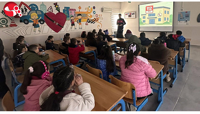 Zonguldak'ta öğrencilere 112 Acil Çağrı Merkezi tanıtıldı