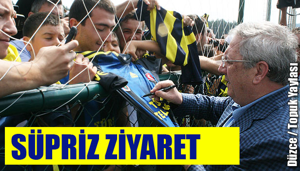 AZİZ YILDIRIM VE ACUN ILICALI KAMPI ZİYARET ETTİ