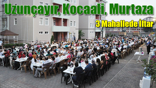 EREĞLİ BELEDİYESİ ÜÇ MAHALLEDE İFTAR VERDİ