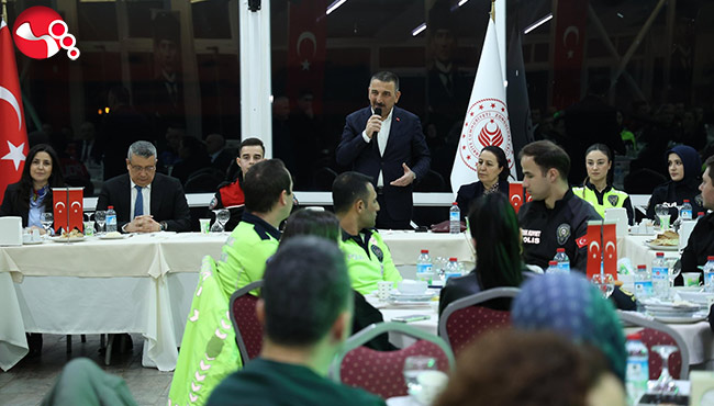 Vali Hacıbektaşoğlu emniyet teşkilatıyla iftarda buluştu