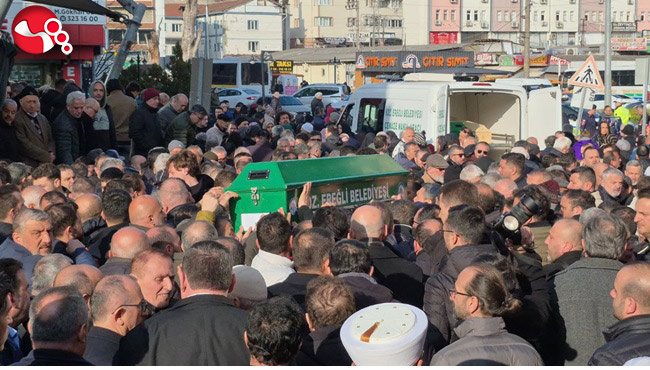 Ömer Danışmaz son yolculuğuna uğurlandı.