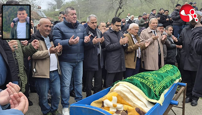 Gölette boğulan çocuk sson yolculuğuna uğurlandı