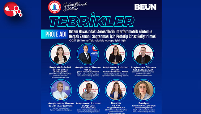 BEUN'da Geleceğin Hava Ölçüm Teknolojisi Projesine TÜBİTAK’tan Destek!....
