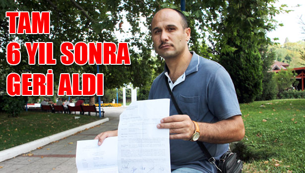 ÇEKTİĞİ KREDİNİN KOMİSYON MASRAFINI 6 SENE SONRA GERİ ALDI