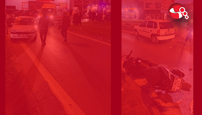 Yine motosiklet yine kaza….