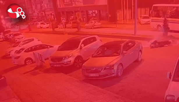 Köpeğe çarptı,takla attı!.....