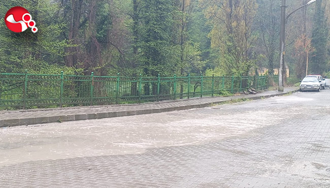 Zonguldak'ta sağanak yağış