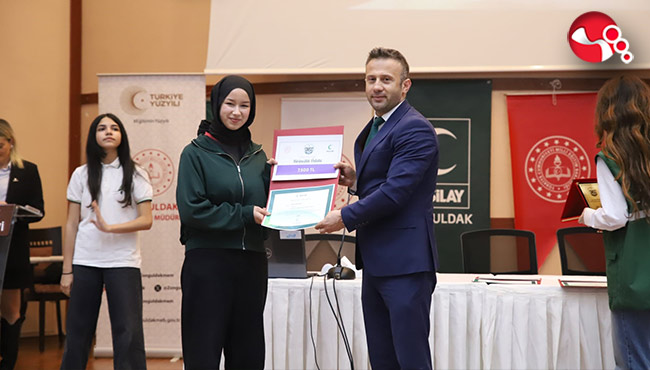 "Sağlıklı Nesil Sağlıklı Gelecek" yarışmasında ödül töreni!...
