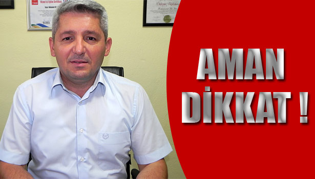 İTFAİYE MÜDÜRÜ ATEŞ: HAVALAR ISINDI, YANGINLARA KARŞI DİKKATLİ OLALIM