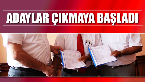 TEKİN VE SAYDAM ADAYLIKLARINI AÇIKLADI