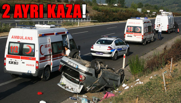 TEM OTOYOLUNDA 2 AYRI KAZA