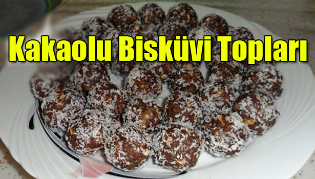 KAKAOLU BİSKÜVİ TOPLARI NASIL YAPILIR?