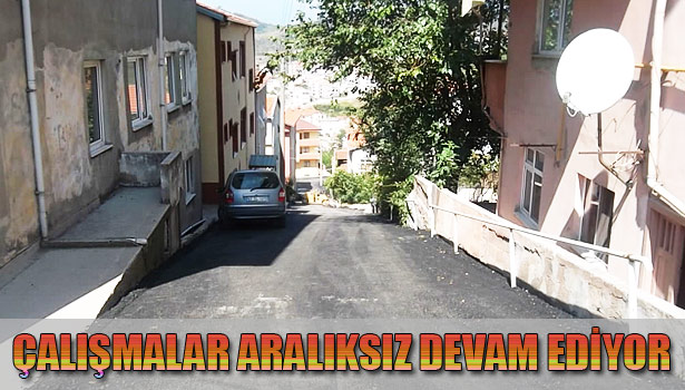 EREĞLİ'DE ASFALT ÇALIŞMALARI ARALIKSIZ DEVAM EDİYOR