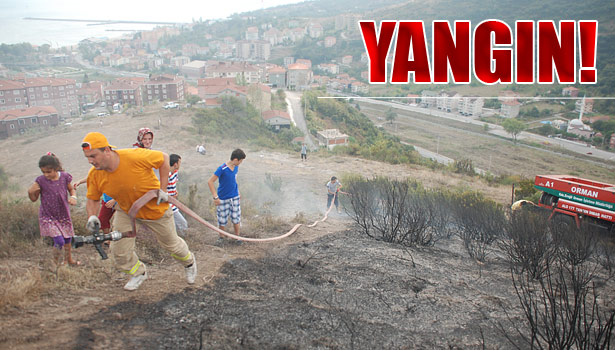 EREĞLİ'DE ORMAN YANGINI