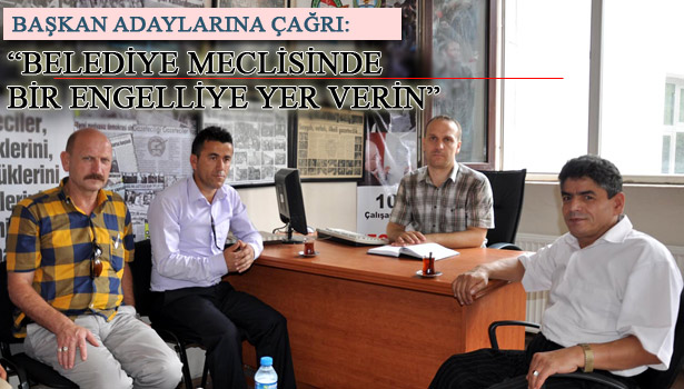 ENGELLİLER GÖREV İSTİYOR