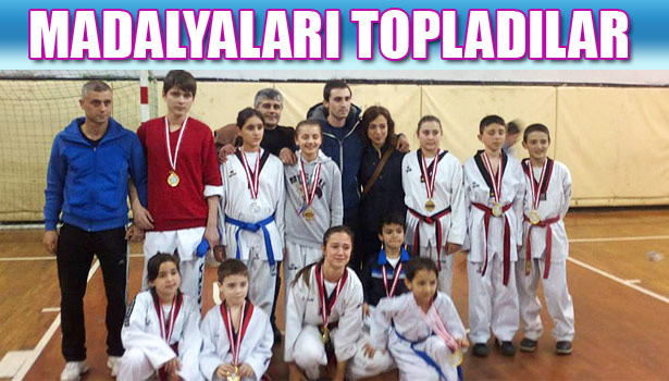 TAKIM MADALYALARI TOPLAYARAK BİRİNCİ OLDU