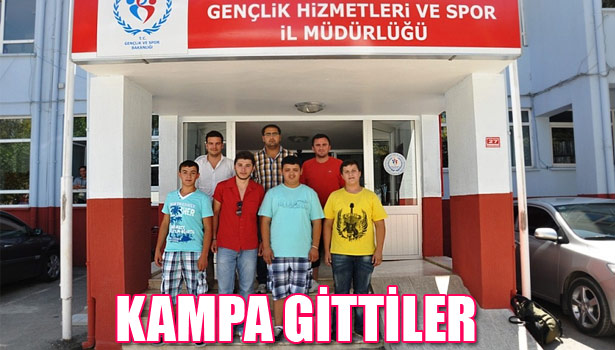DÜZCE'Lİ GENÇLER, SİLİFKE KAMPINA GİTTİ