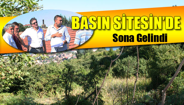 GAZETECİLER, ARAZİDE İNCELEME YAPTI