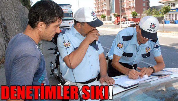 SÜRÜCÜLERE AĞUSTOS AYINDA 347 BİN TL CEZA KESİLDİ