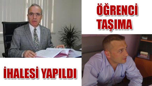 ÖĞRENCİ TAŞIMA İHALESİ YAPILDI