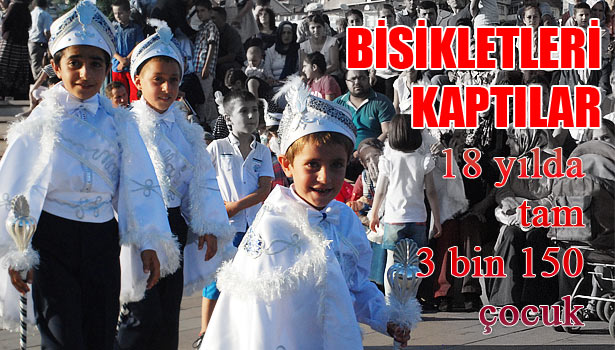 SÜNNET ÇOCUKLARINA BİSİKLET SÜRPRİZİ