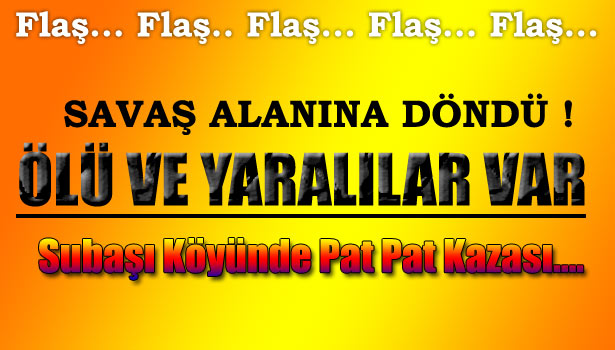 EREĞLİ'DE FECİ KAZA