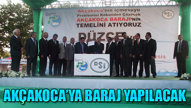 SARIYAYLA BARAJI TEMELİ ATILDI