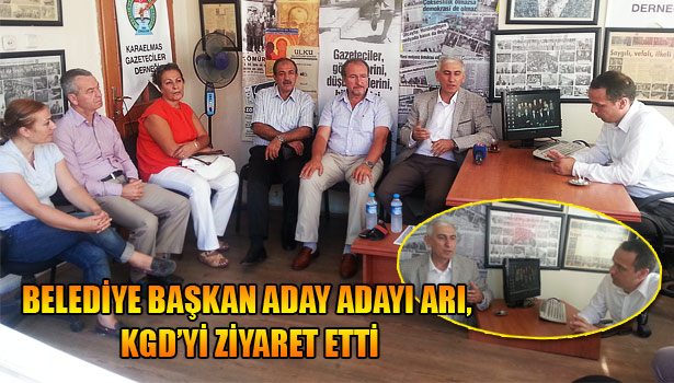 ARI'DAN GAZETECİLERE ZİYARET