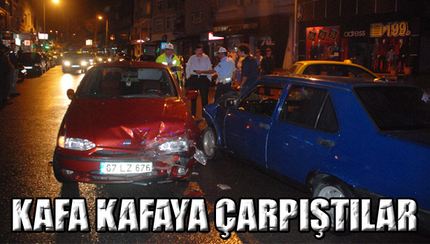 EREĞLİ'DE TRAFİK KAZASI