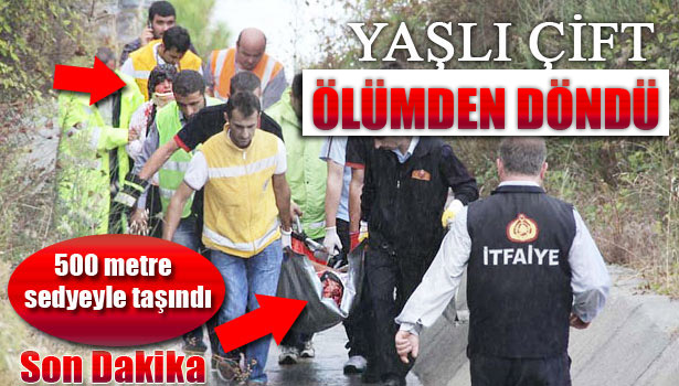 70 METREDEN DENİZ UÇTU: 2 YARALI