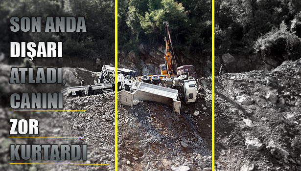 YOL KOPTU... KAMYON UÇTU...