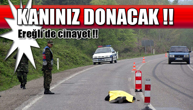 EREĞLİ'DE CİNAYET: 2 ÖLÜ