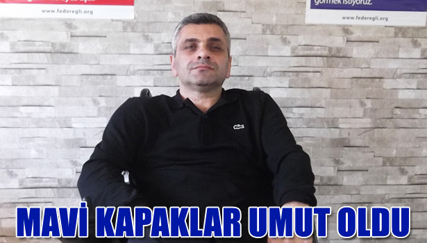 MAVİ KAPAKLARLA 5 ENGELLİ DAHA SANDALYESİNE KAVUŞTU