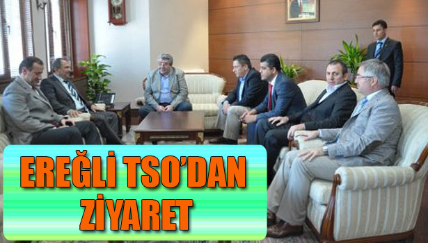 KDZ. EREĞLİ TSO VALİ ALİ KABAN'I ZİYARET ETTİ