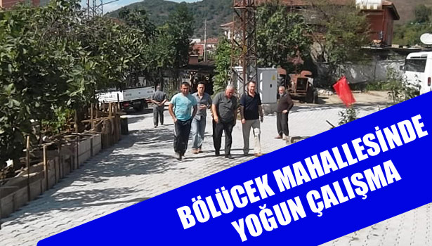 EREĞLİ BELEDİYESİ FEN İŞLERİ MAHALLELERDE ÇALIŞIYOR