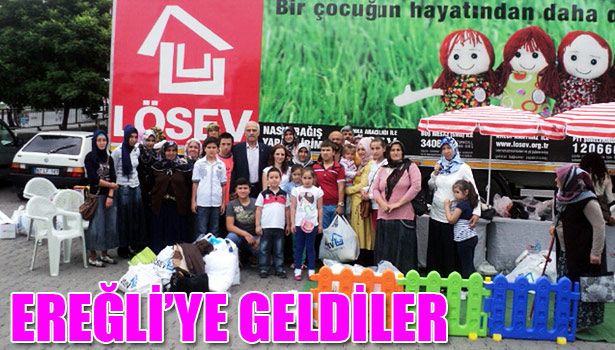 LÖSEV'İN İYİLİKLER TIR'I EREĞLİ'YE GELDİ