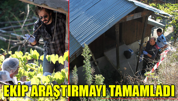 ANKARA'DAN GELEN EKİP ARAŞTIRMASINI TAMAMLADI