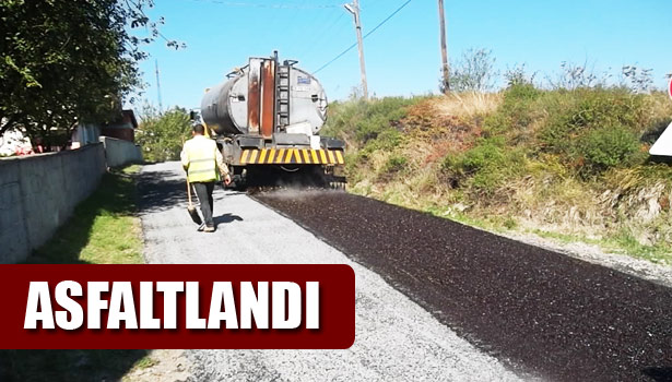 EREĞLİ BELEDİYESİ DAĞLAR MAHALLESİ'Nİ ASFALTLADI