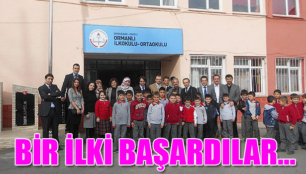 ORMANLI İLKOKULU/ORTAOKULU 750 PROJEDEN 24 OKUL ARASINA KALDI