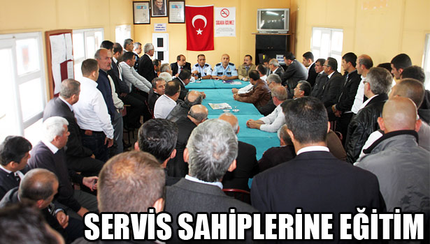 EREĞLİ'DE SERVİS SAHİPLERİNE EĞİTİM VERİLDİ